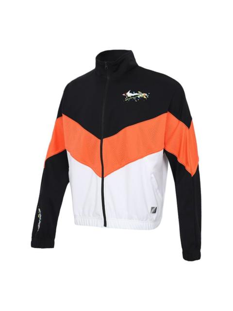 Nike Casual Woven Sports Stand Collar Jacket Black DJ5219-010