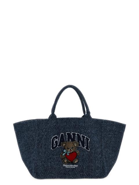 GANNI 'XXL Bear' shopping bag