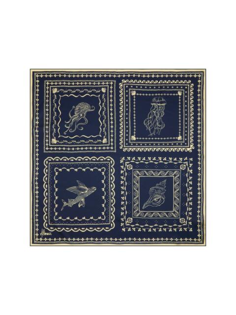 ALÉMAIS Oceane Silk Scarf