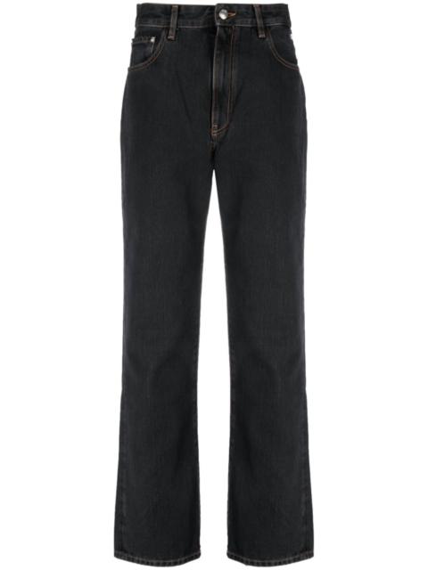 GCDS Chocker rhinestone-embellished straight-leg jeans