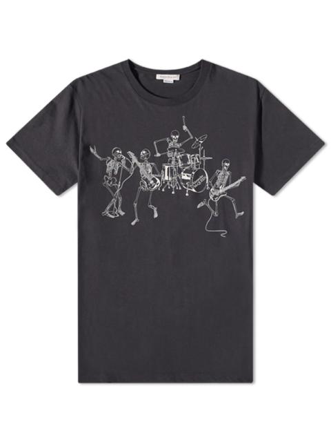 Alexander McQueen Alexander McQueen Dancing Skeleton Band Tee