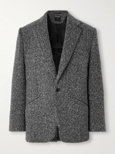 ZEGNA Wool and Cashmere-Blend Suit Jacket