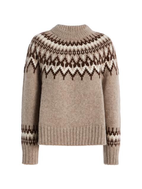 Jenni Kayne Thatcher Alpaca-Blend Sweater taupe