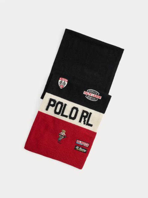 Polo Ralph Lauren Polo Bear Color-Blocked Scarf