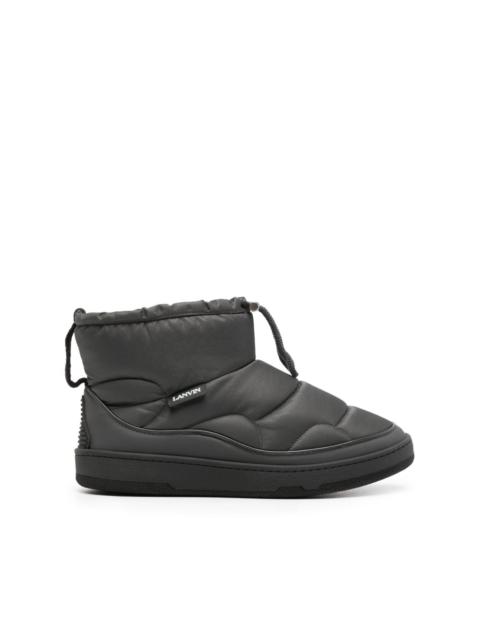 Lanvin quilted drawstring ankle boots