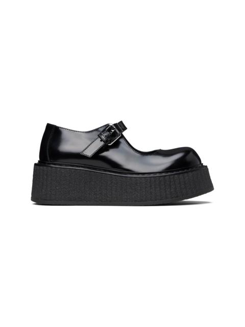 Moschino Black Olivia 1980 Loafers