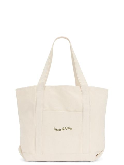 Museum of Peace & Quiet Wordmark Boat Tote