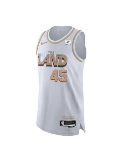 Nike Nike x NBA Donovan Mitchell Cleveland Cavaliers Jerseys 'White' DQ0239-100