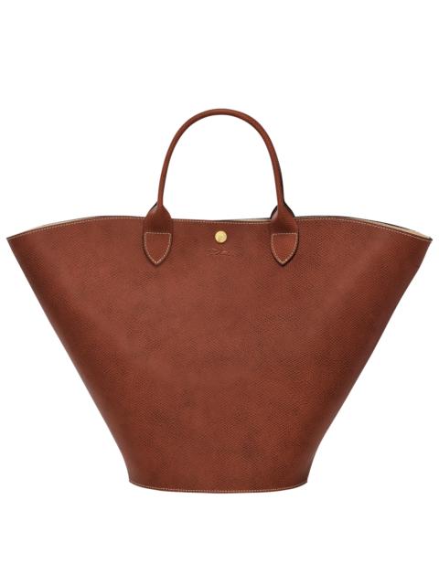 Épure XL Tote bag Brown - Leather