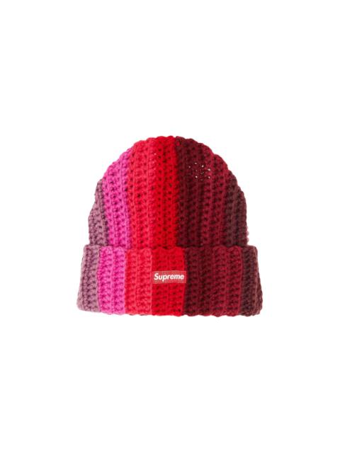 Supreme Gradient Crochet Beanie 'Red'