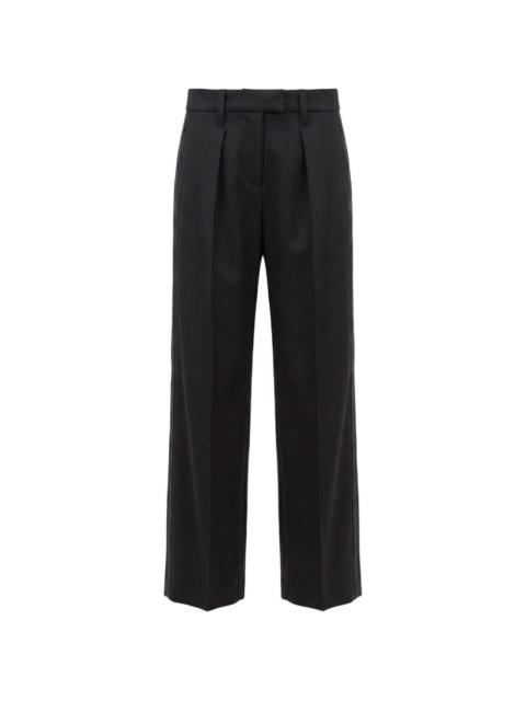 Brunello Cucinelli pleated wool trousers