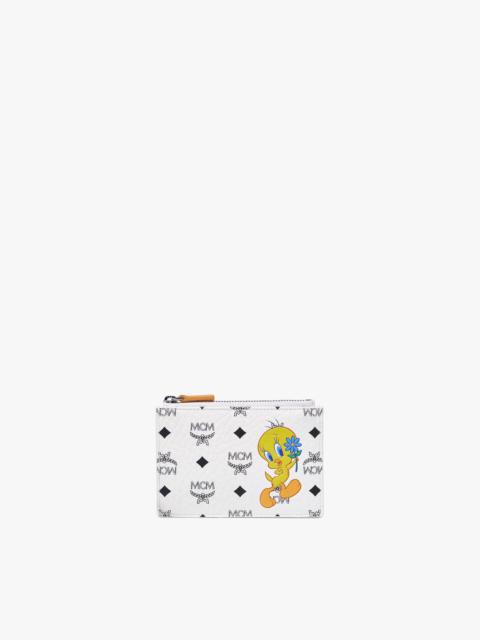 MCM Looney Tunes x MCM  Zip Card Case in Visetos