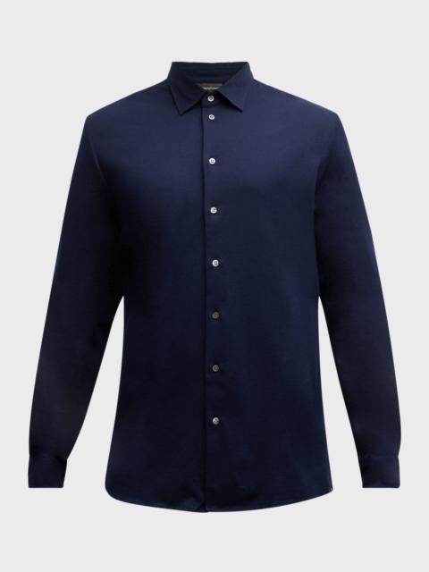 Men's Cotton Jersey Sport Shirt