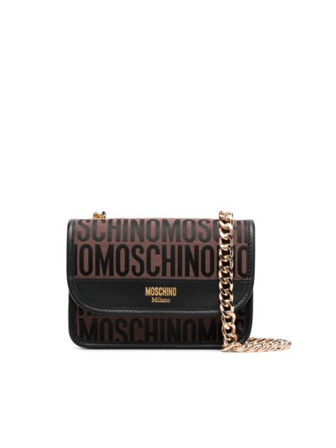 Moschino monogram-print crossbody bag