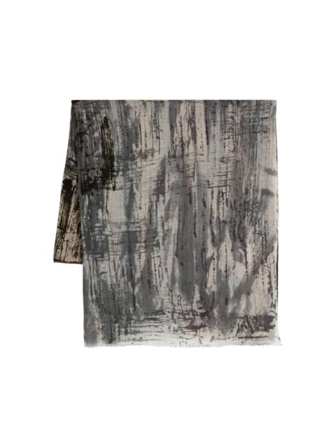 Avant Toi abstract-print scarf