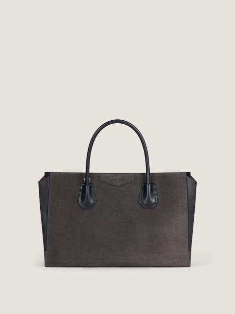 Givenchy MEDIUM ANTIGONA CATCHALL BAG IN SUEDE LEATHER