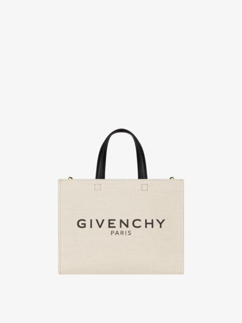 SMALL G-TOTE SHOPPING BAG IN CANVAS
