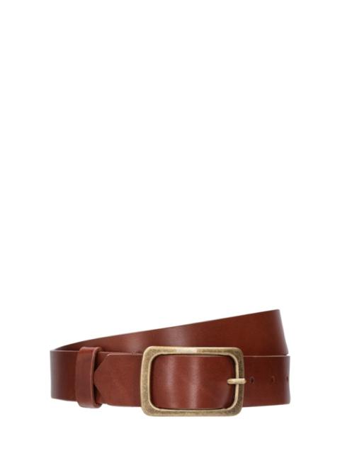 Dries Van Noten 3.5cm leather buckle belt