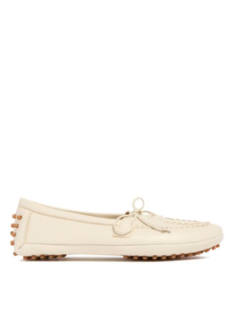 LE MONDE BÉRYL White Leather Loafers