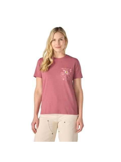 Carhartt Women's Irvine Relaxed Floral Pocket T-Shirt