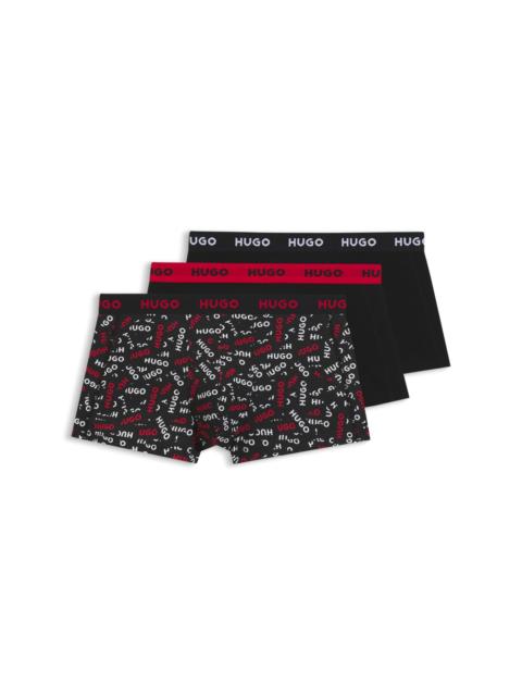 HUGO 3-PACK TRUNKS