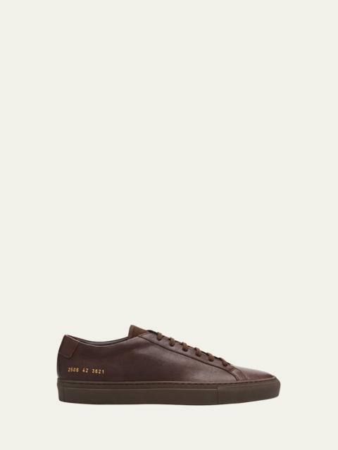 Common Projects Men's Achilles Soft Leather Low-Top Sneakers