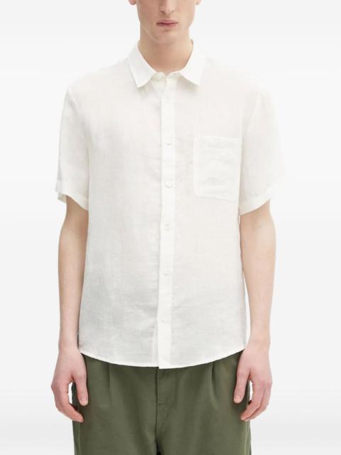 A.P.C. short-sleeve linen shirt