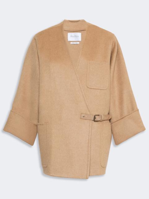 Max Mara LINCE Camel and mohair cardigan coat - CAMEL
