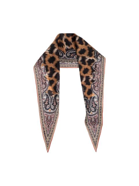 Etro animal-print scarf