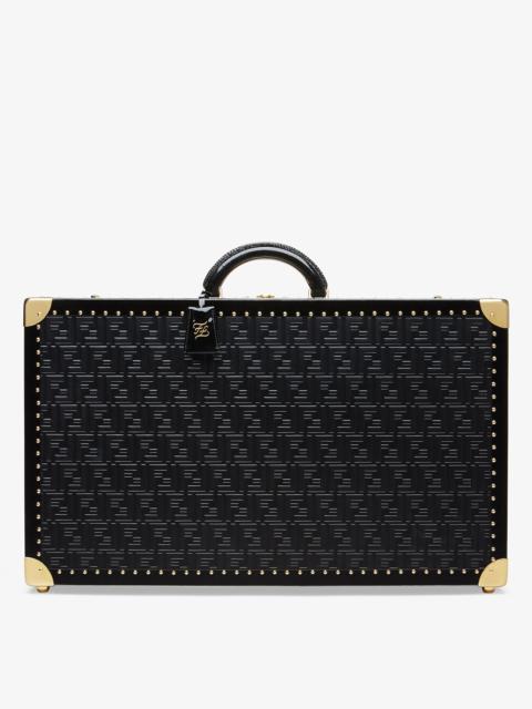 FENDI Black leather suitcase