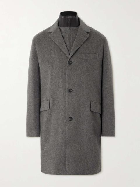 Martingala Suede-Trimmed Storm System® Cashmere Coat