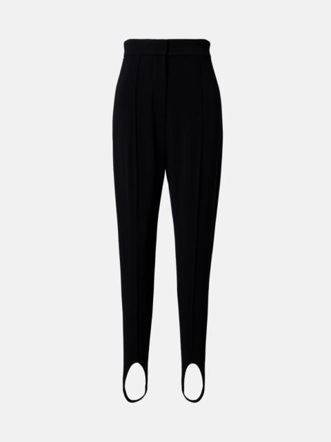 Stella McCartney High-rise jersey stirrup leggings
