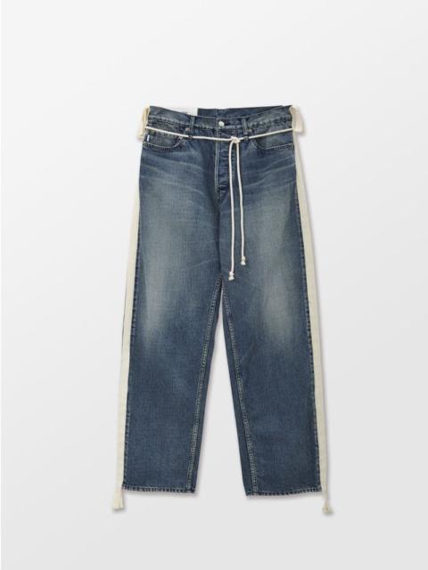 Ambush DRAWSTRING SIDE-TAPED DENIM PANTS
