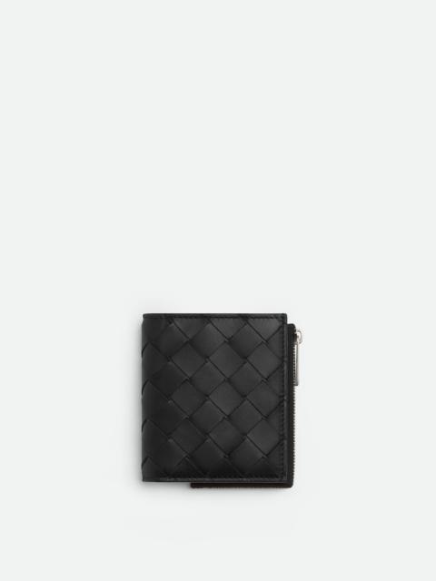 Bottega Veneta Intrecciato Bi-Fold Wallet With Zip