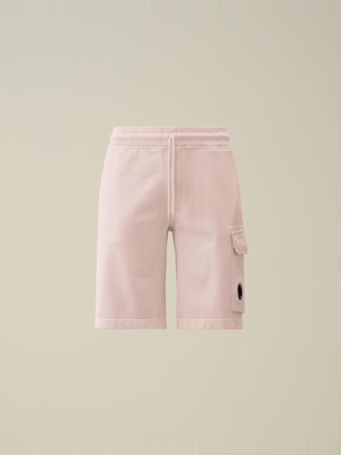 C.P. Company Cotton Diagonal Fleece Cargo Shorts