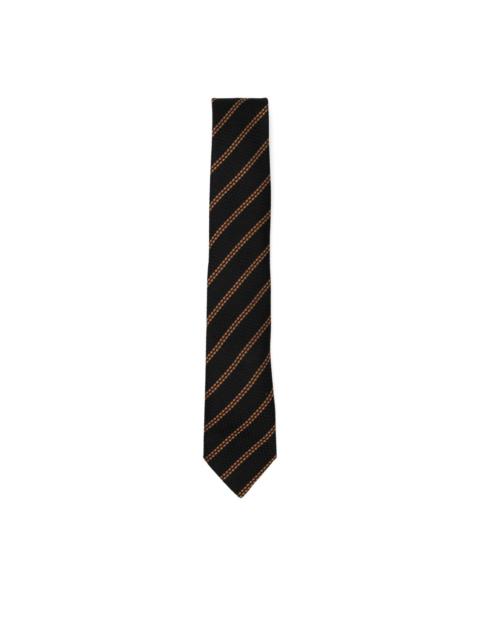ZEGNA striped silk tie