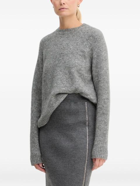 BOSS ribbed crew-neck sweater