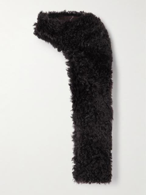 NOUR HAMMOUR Shearling Scarf
