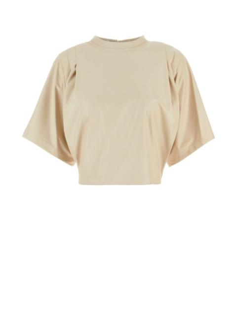 Isabel Marant Étoile Isabel Marant Etoile Woman Sand Synthetic Leather Top