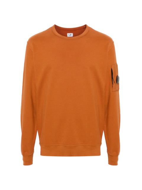 crew-neck fleece sweatshirt