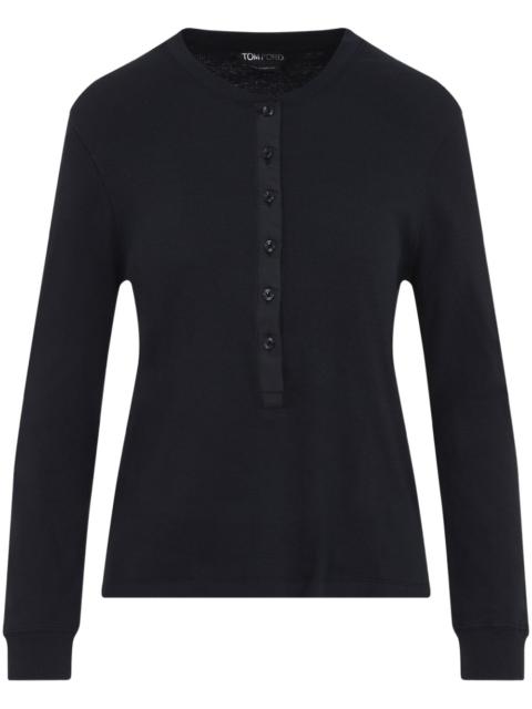 TOM FORD ribbed-knit T-shirt