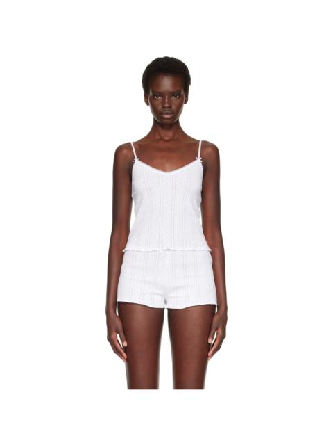 Cou Cou White 'The Long Cami' Camisole