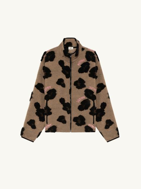 AUTRY ALL-OVER FULL-ZIP TEDDY JACKET UNISEX
