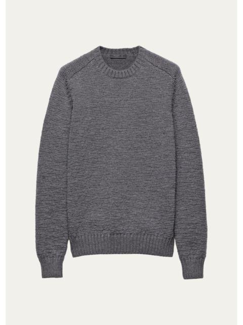 Prada Men's Wool Crewneck Sweater