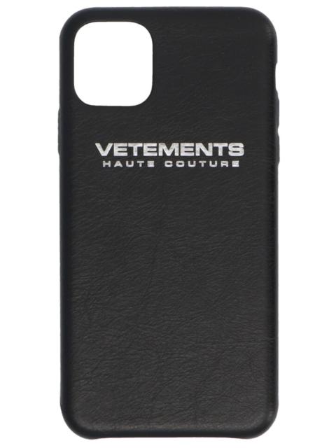 VETEMENTS Logo I-Phone 11 Max Pro Case Hi-Tech Multicolor