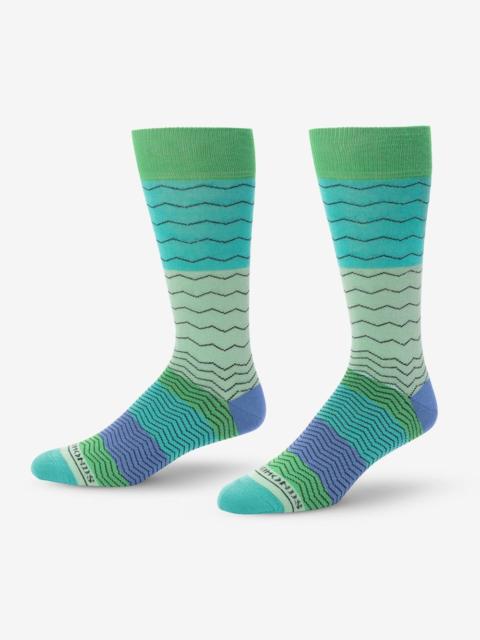 ALLEN EDMONDS Striped Dress Socks