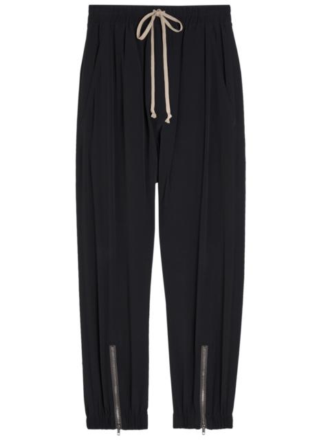 Rick Owens Tectual Tapered-leg Crepe Trousers