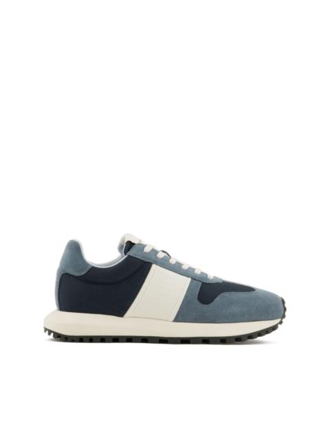 EMPORIO ARMANI colour-block low-top sneakers