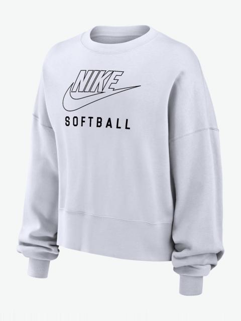 Nike Phoenix Fleece Women's Softball Crew-Neck Sweatshirt