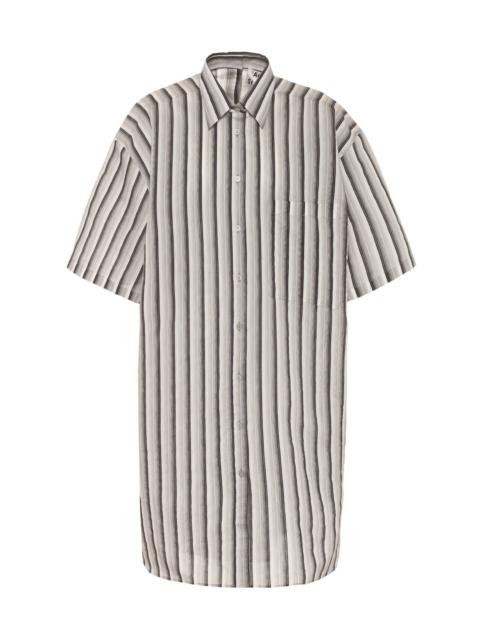 Acne Studios Striped cotton-blend shirt